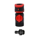 3398-T Premium Quick Connect with Shut Off Valve Set - Plastic