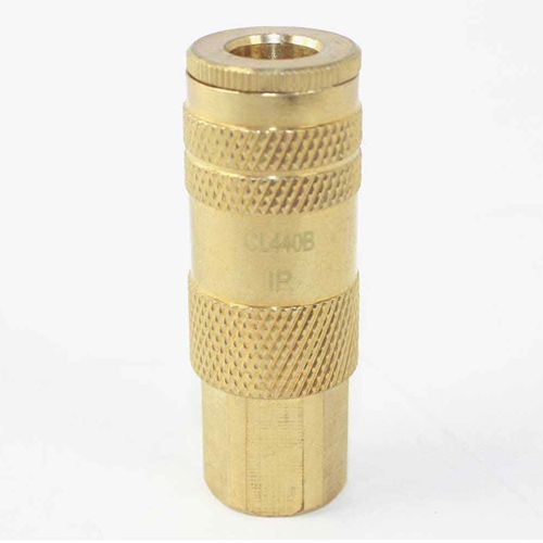 1/4" x 1/4" FPT Lincoln Series Brass Coupler - Six Display Pack