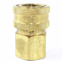 1/2" x 1/2" FPT Straight Through Coupler  - 2200PSI (no valve)
 - 100 Pack Bulk