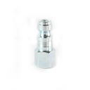 1/4" x 1/8" FPT Automotive Coupler Plug - Silver - 50 Pack