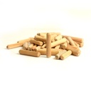 Birch Wood Dowel Pins (Size: 5/16" x 1-1/2" ) - 100 PACK