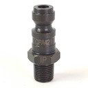 1/4" x 1/8" MPT Automotive Coupler Plug - Single Display Pack