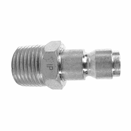 3/8" x 1/2" MPT Auto Coupler Plug - Single Display Pack