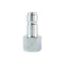 1/2" x 1/2" FPT Auto Coupler Plug - Silver - Display Pack 