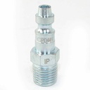 1/4" x 1/4" MPT Diamond U Series Coupler Plug
 - 25 Pack Bulk
