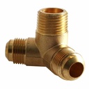 Three-Way Brass Manifold Compressor Fitting 1/2" MPT (1) x 1/2" Male Flare NPT (2)