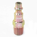 1/4" x 1/4" MPT Industrial Coupler Plug - Single Display Pack