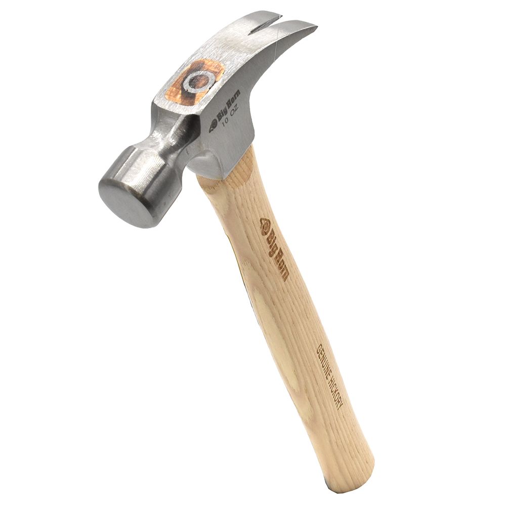 10 Oz Claw Hammer with Hickory Straight Handle