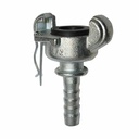 1/2" Hose Barb Straight Through Jack Hammer Coupler
 - 50 Pack Bulk