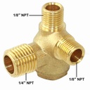 1/4" 90 Degree Left Check Valve for Compressors