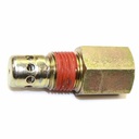 Check Valve, 1/2" Female NPT Compressor Input with 1/8" Female NPT Unloader Port