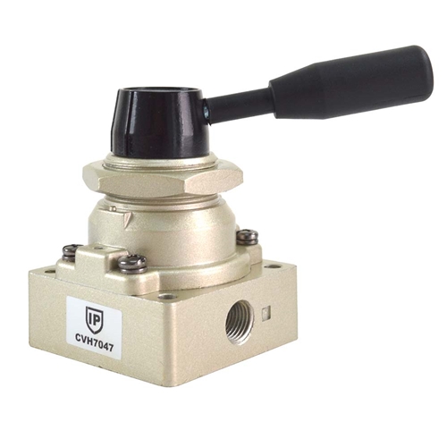 Hand Valve - 4 Port - 3 Way - 1/4" NPT