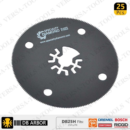 80mm Circular Saw  Blade  Compatible with Fein Multimaster, Dremel, Bosch, Craftsman, Ridgid Oscillating Tools  / 25pk