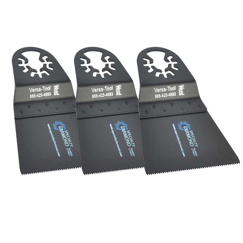 65mm Wood Blade  Compatible with Fein Multimaster, Dremel, Bosch, Craftsman, Ridgid Oscillating Tools  / 3pk