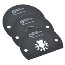 80mm Semi-Circular saw  Blade  Compatible with Fein Multimaster, Dremel, Bosch, Craftsman, Ridgid Oscillating Tools  / 3pk
