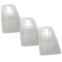 52mm Flat Cut Stainless Steel Scraper  Compatible with Fein Multimaster, Dremel, Bosch, Craftsman, Ridgid Oscillating Tools  / 3pk
