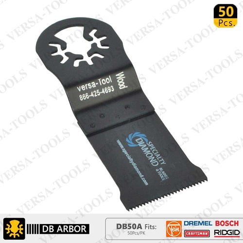 35mm Wood Blade Compatible with Fein Multimaster, Dremel, Bosch, Craftsman, Ridgid Oscillating Tools  / 50pk