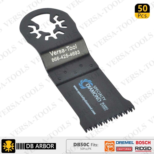 35mm Japan Cut Tooth Wood Blade Compatible with Fein Multimaster, Dremel, Bosch, Craftsman, Ridgid Oscillating Tools  / 50pk

