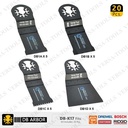 (TMT Only)  20 PC Oscillating Multi Function Tool Saw Blades Set (DB1A,1B,1C,1D) 5 ea