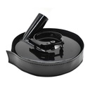 7" Vacuum Metal Dust Shroud Cover with 3" ID and 1.5" Vacuum Connector