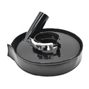 7" Vacuum Metal Dust Shroud Cover with 2.5” ID and 1.5” Vacuum Connector