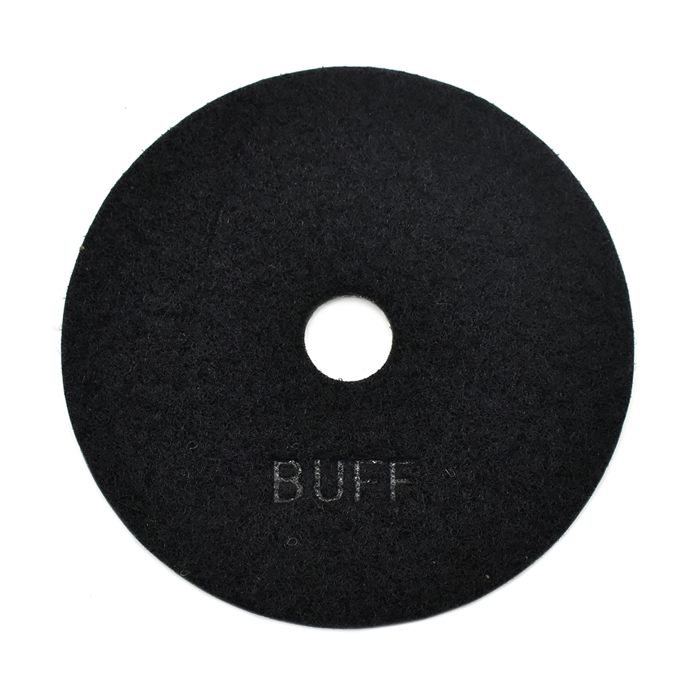 4" Black Buffing Polishing Pad