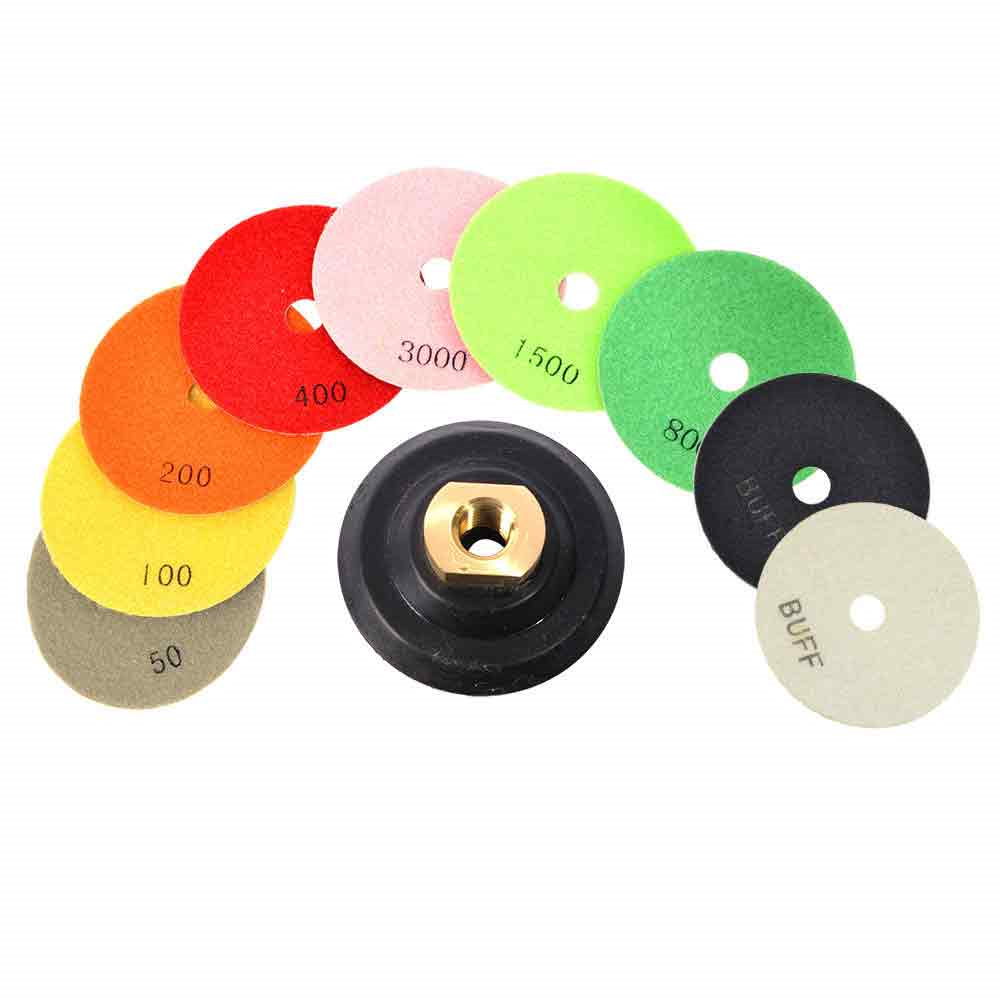 4" Concrete Polishing Pad Set 
