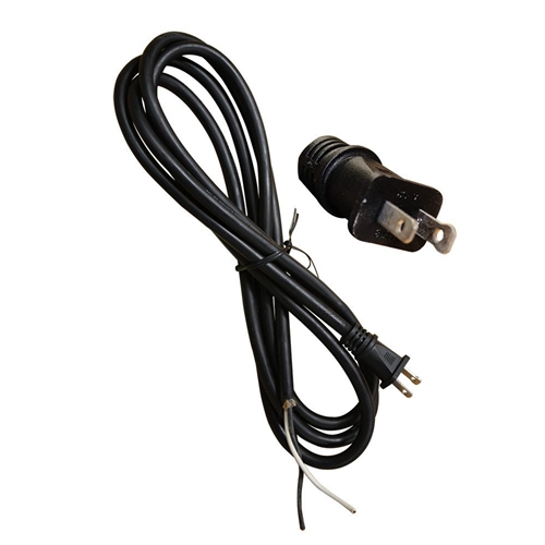 9 Feet 16 AWG SOOW 2 Wire 125 Volt NEMA 1-15P Electrical Cord