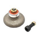 3/4" Ogee Bullnose Vacuum Brazed Diamond Profile Wheel with 5/8" x 11 Female Spindle

