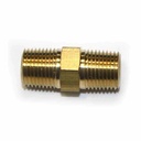 1/8" NPT Hex Male Nipple - 50 Pack Bulk