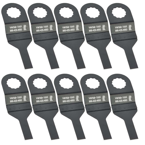 10mm Stainless Steel Saw Blade  Fits  Fein Supercut Oscillating Tool (10 Pack)