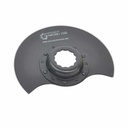 80mm Semi Round Bi-Metal Blade, 8mm Offset Mount for a Perfect Flush Cut  Fits Fein Supercut Oscillating Tool - Single Display Pack