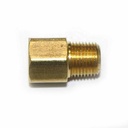 1/8" MPT x 1/8" FPT Brass Hex Bushing - Single Display Pack