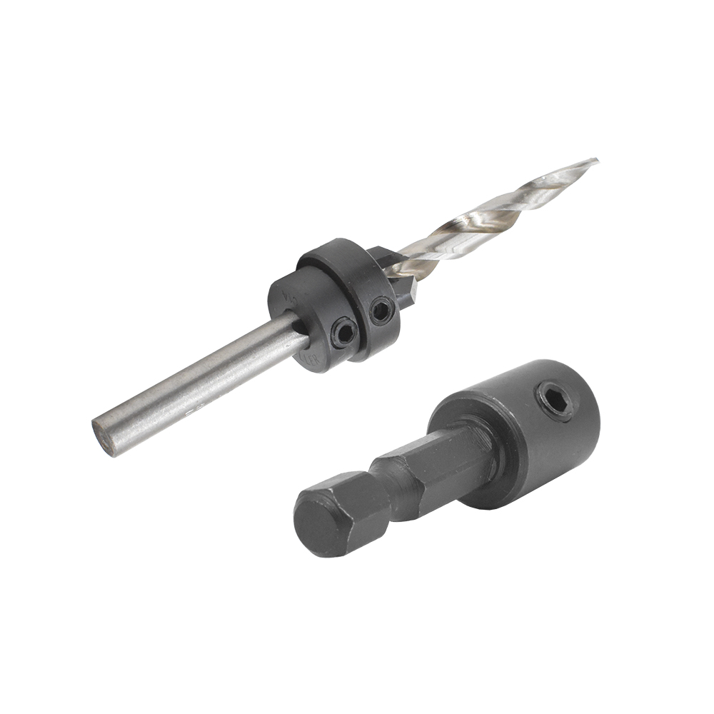 W.L Fuller # 9 (3/16") Countersink with 1/4" Shank Quick Change Adapter