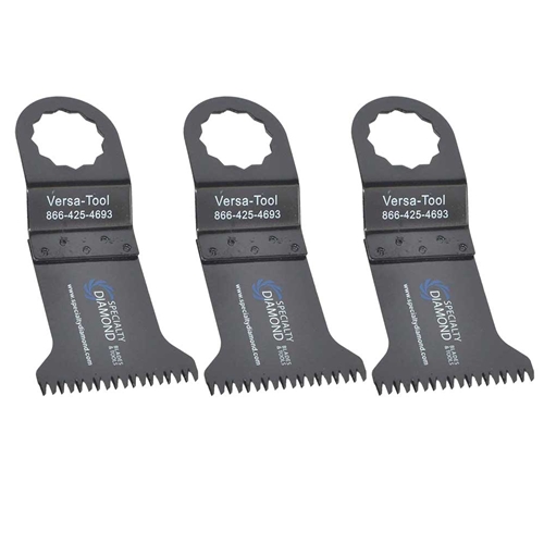 45mm Japan Cut Tooth Design Blade for Fein Supercut Oscillating Tool  - 3 Blades Display Pack