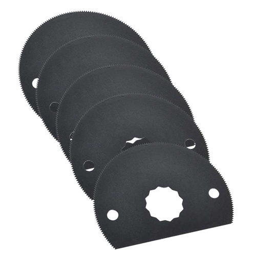 80mm Semi-Circular HSS  Saw Blade for Fein Supercut Oscillating Tool (5 Pack)