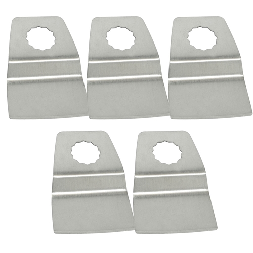 52mm Flush Cut (8mm Offset Mount) Stainless Steel Scraper for Fein Supercut Oscillating Tool (5 Pk)