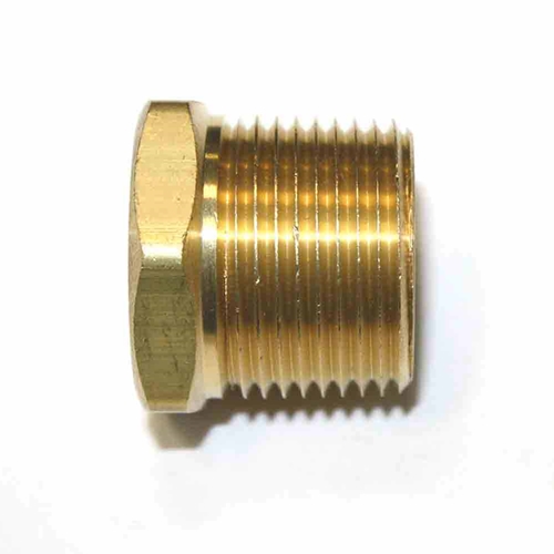 3/4" MPT x 1/2" FPT Brass Hex Bushing - 25 Pack Bulk