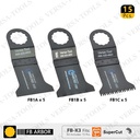 15 PC Oscillating Multi Tool Saw Blade Set  for Fein Supercut  (FB5A5B5C)