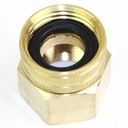 3/4" GHT Female x 3/4" Female NPT Water Hose Fitting - Swivel