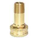 3/4" GHT Female x 3/8" Male NPT Hose Fitting - Swivel