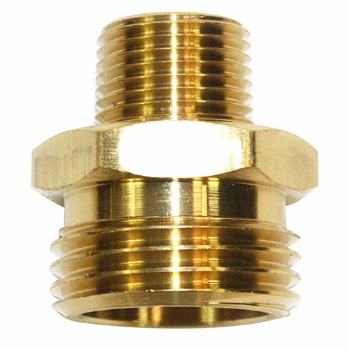 3/4" GHT Male x 3/8" Male NPT Hose Fitting - 100/Pack