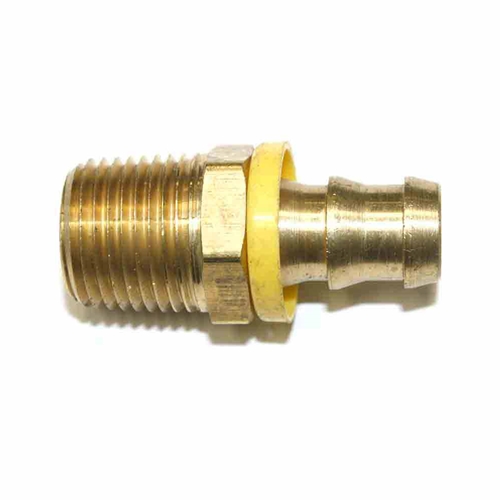1/2" MPT x 1/2" Male push-lock barb - 100 Pack Bulk