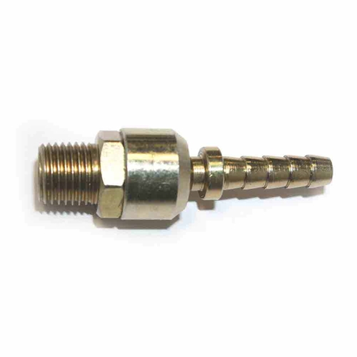 1/4" Male Hose Barb x 1/4" MPT - Ball Swivel Connector - 25 Pack Bulk