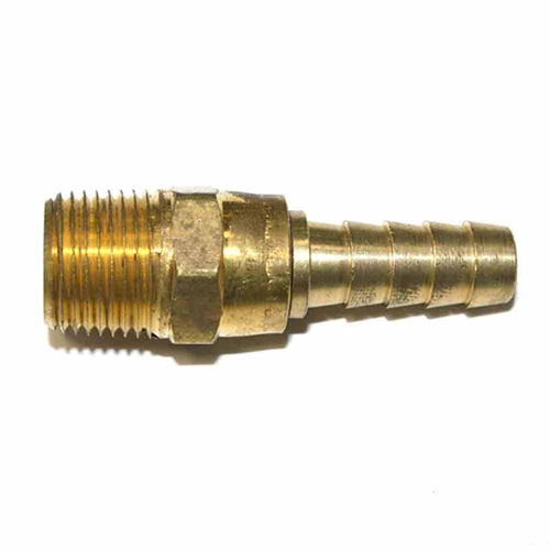 3/8" MPT x 3/8" Male Swivel Barb Connector - 100 Pack Bulk