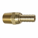 1/2" MPT x 1/2" Male Swivel Barb Connector - 50pk Bulk