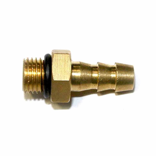 3/8" Male UNF thread x 1/4" Male Barb Connector - Six Display Pack