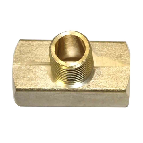 1/8" FPT Brass Branch Tee - 1 inlet - 2 Outlets - 50 Bulk Pack