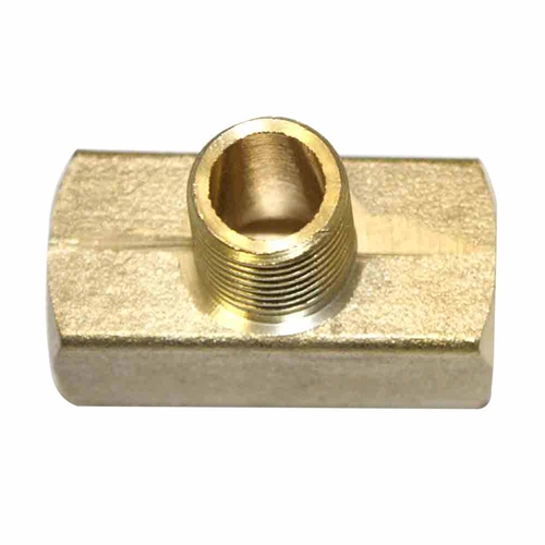 1/4" FPT Brass Branch Tee - 1 inlet - 2 Outlets - 50 Pack Bulk