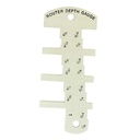 Aluminum Router Depth Gauge (Measures 1/8" to 1") (415-8085)